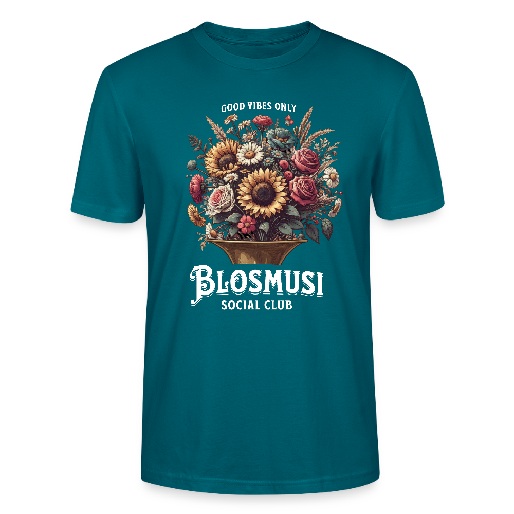 Blosmusi Social Club 2 - Bio T-Shirt Standard Unisex - Ozeanblau