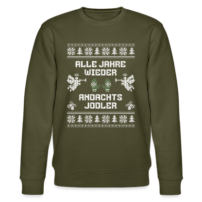 Andachtsjodler - Bio-Sweatshirt Unisex - Khaki