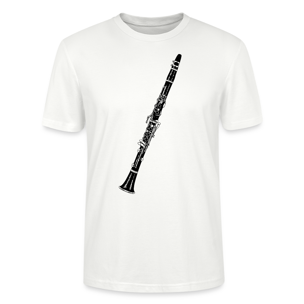 Klarinette - schwarz - Bio T-Shirt Standard Unisex - Weiß