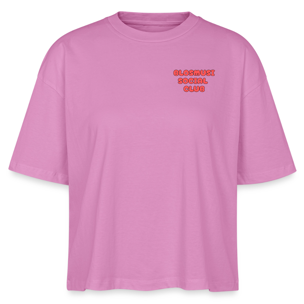 Herz für Marketender - front & back - Bio T-Shirt Cropped - Pink