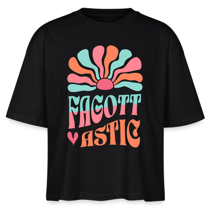 Fagottastic - Fagott - Bio T-Shirt Cropped - Schwarz