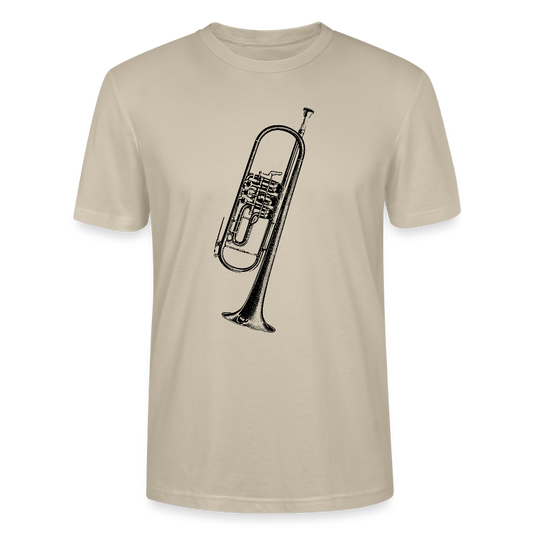 Trompete - schwarz - Bio T-Shirt Standard Unisex - Beige