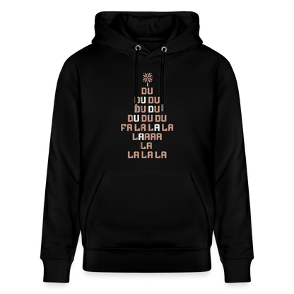 Falalalala - Unisex Bio-Hoodie - Schwarz