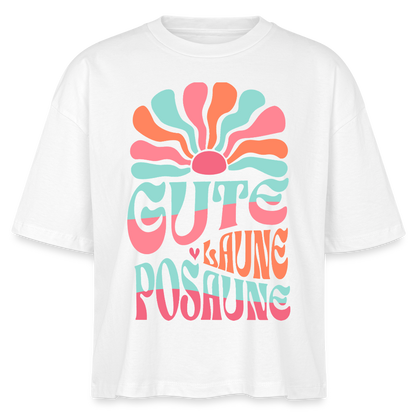 Posaune Shirt "Gute Laune" - Bio Frauen - Weiß