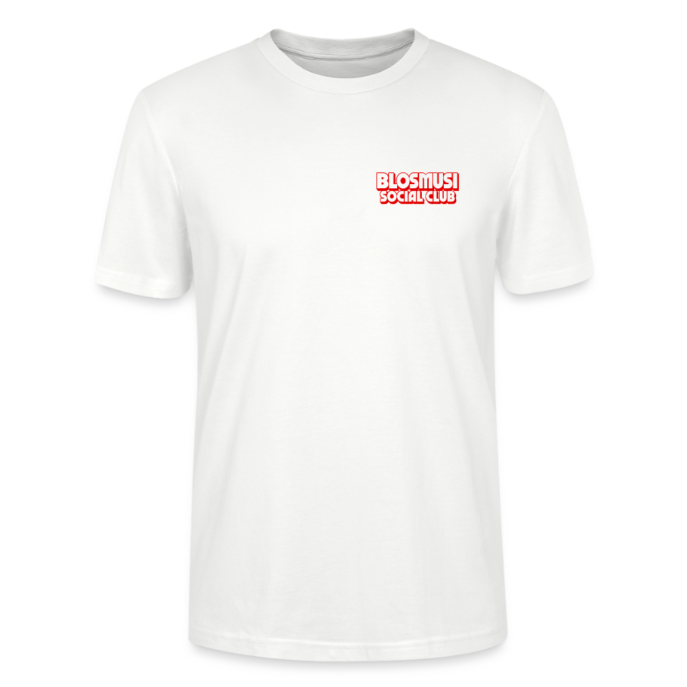 Frag mich nie - front & back - Bio T-Shirt Standard - Weiß