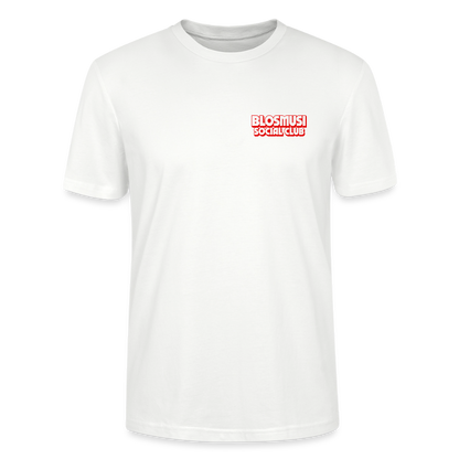 Frag mich nie - front & back - Bio T-Shirt Standard - Weiß