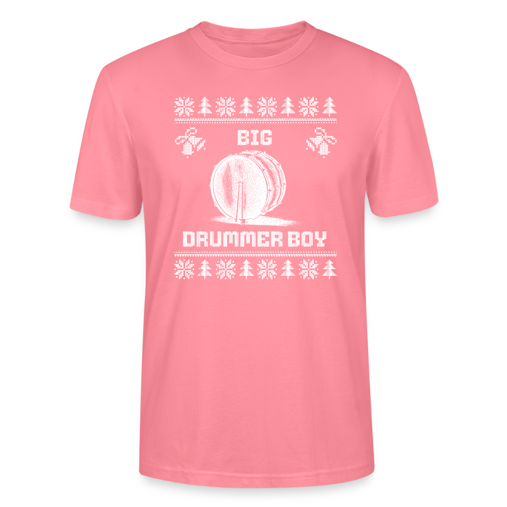 Big Drummer Boy - große Trommel - Bio T-Shirt Unisex - Pink 