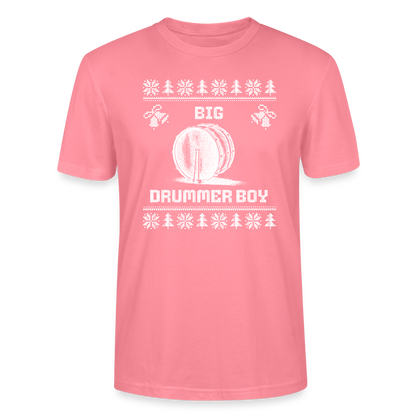 Big Drummer Boy - große Trommel - Bio T-Shirt Unisex - Pink 