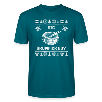 Big Drummer Boy - kleine Trommel - Bio T-Shirt Unisex - Ozeanblau
