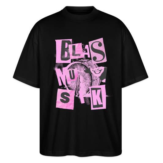 ⚡️Blasmusik - große Trommel - Bio T-Shirt Oversized Unisex - Schwarz