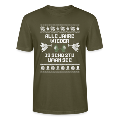 Is scho stü uman See - Bio T-Shirt Unisex - Khaki