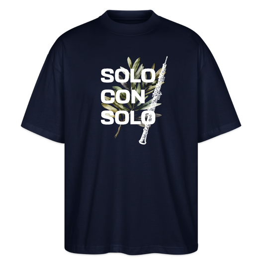 Solo con Solo - Oboe - Oversized Bio-T-Shirt Unisex - Navy