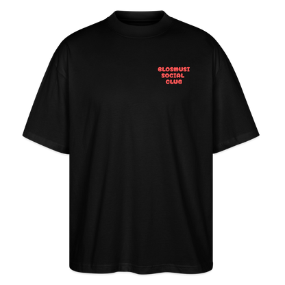 Herz für Marketender - front & back - Bio T-Shirt Oversized - Schwarz