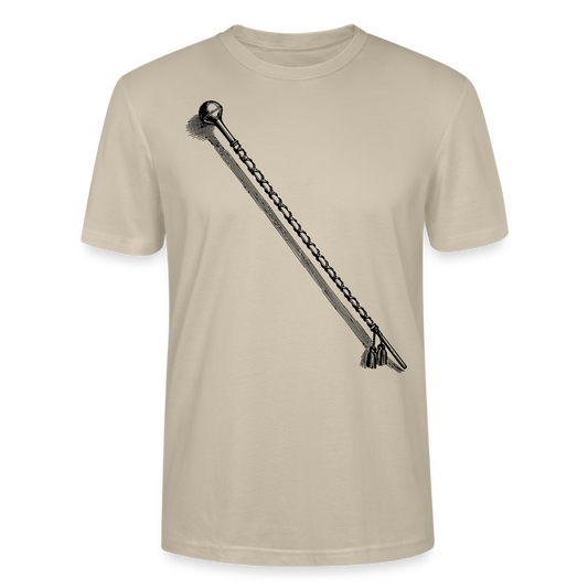 Tambourstab - schwarz - Bio T-Shirt Standard Unisex - Beige