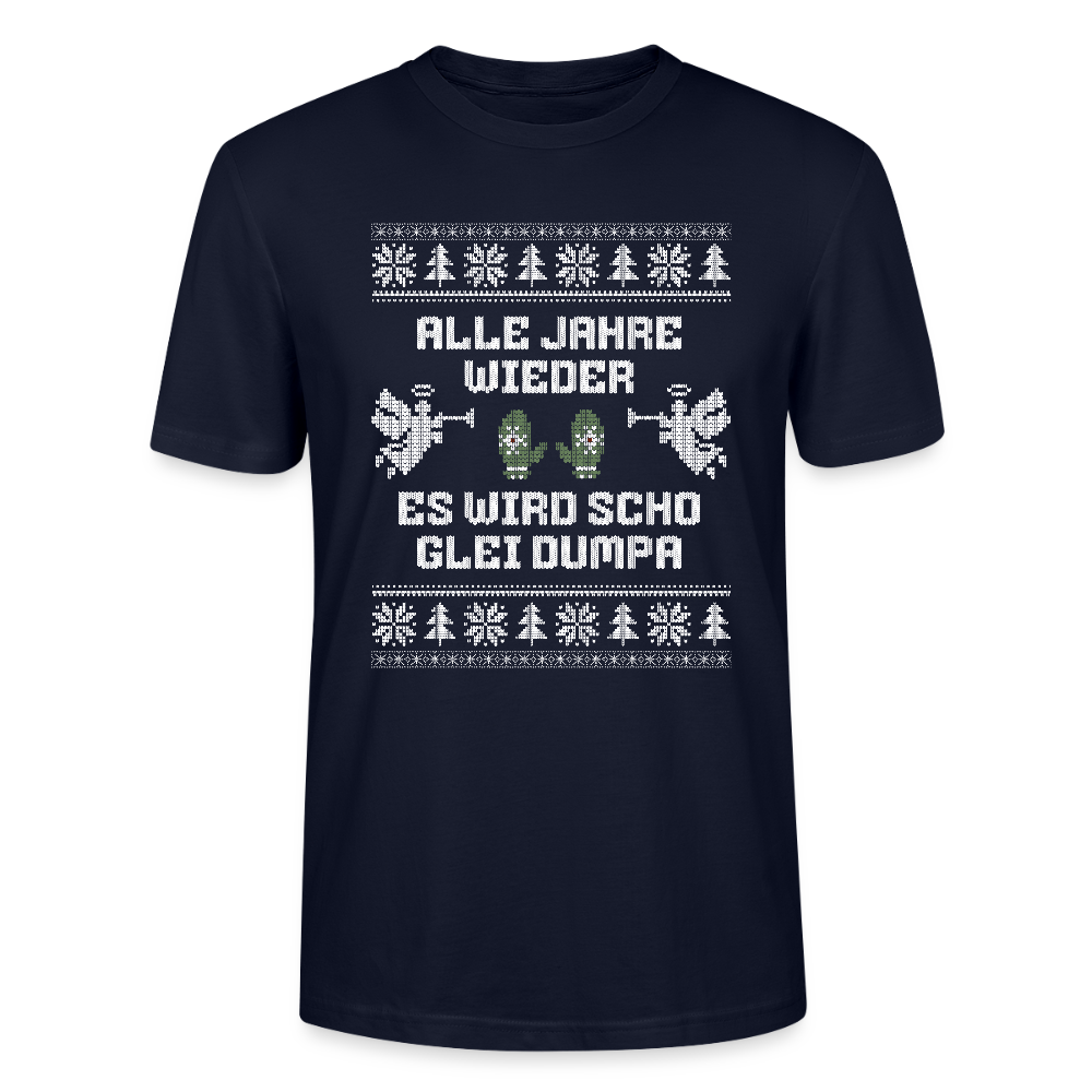 Es wird scho glei dumpa - Bio T-Shirt Unisex - Navy