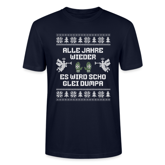 Es wird scho glei dumpa - Bio T-Shirt Unisex - Navy