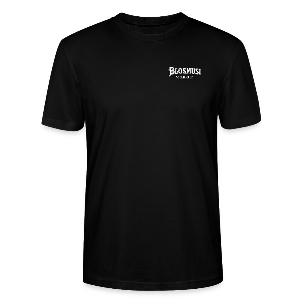 Blosmusi Social Club - doppelseitig - Bio T-Shirt Standard Unisex - Schwarz