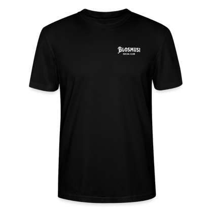 Blosmusi Social Club - doppelseitig - Bio T-Shirt Standard Unisex - Schwarz