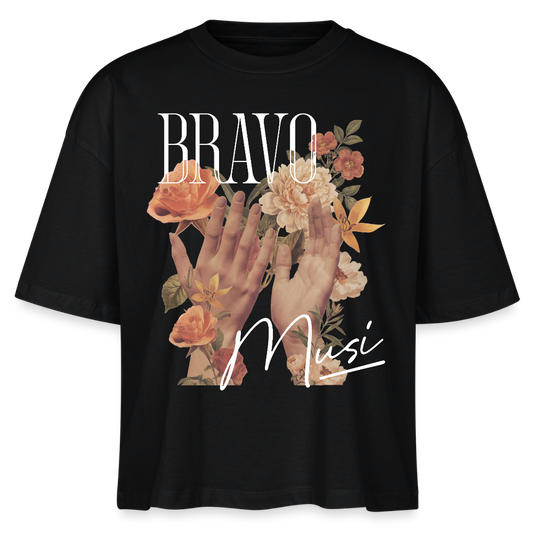 Bravo Musik Shirt - Bio Frauen schwarz - Schwarz