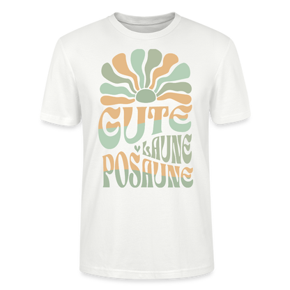 Posaune Shirt "Gute Laune" - Bio Standard Unisex - Weiß