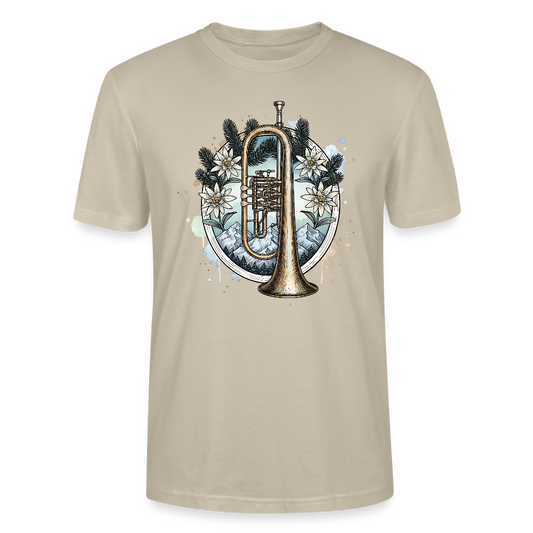 Alpin - Flügelhorn - Bio T-Shirt Unisex - Beige