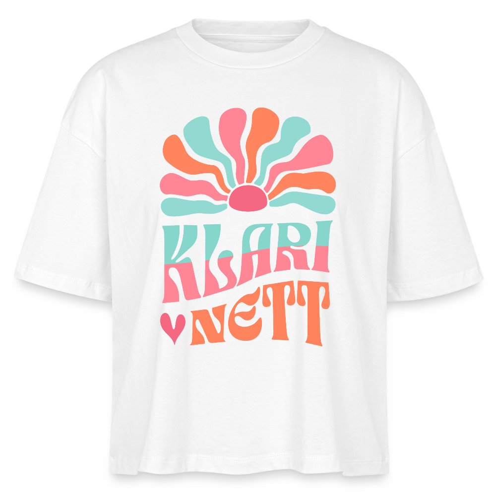 Klarinett - Klarinette - Bio-T-Shirt Cropped - Weiß