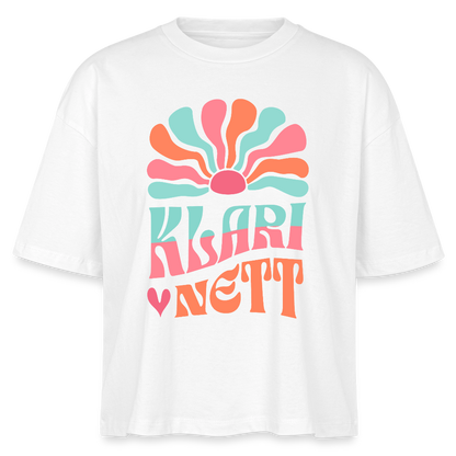 Klarinett - Klarinette - Bio-T-Shirt Cropped - Weiß