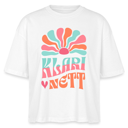 Klarinett - Klarinette - Bio-T-Shirt Cropped - Weiß
