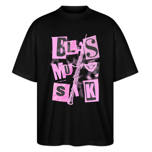 ⚡️Blasmusik - Oboe - Bio T-Shirt Oversized Unisex - Schwarz