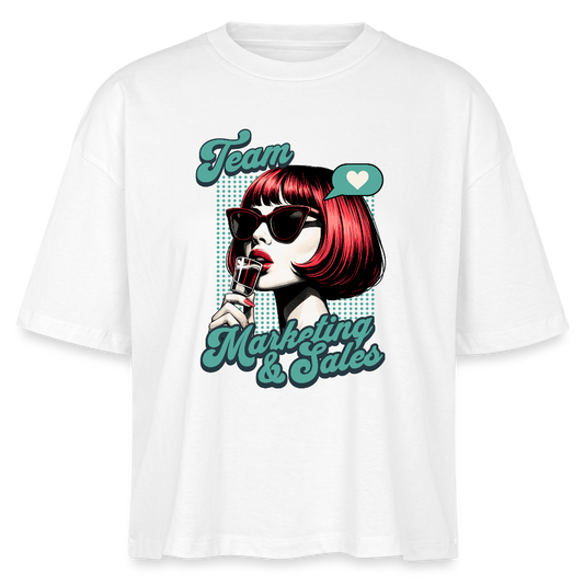 Team Marketing - Marketender*innen - Bio-T-Shirt Frauen - Weiß