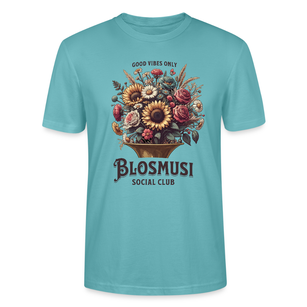 Blosmusi Social Club - Bio T-Shirt Standard Unisex - Pastelltürkis