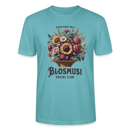 Blosmusi Social Club - Bio T-Shirt Standard Unisex - Pastelltürkis