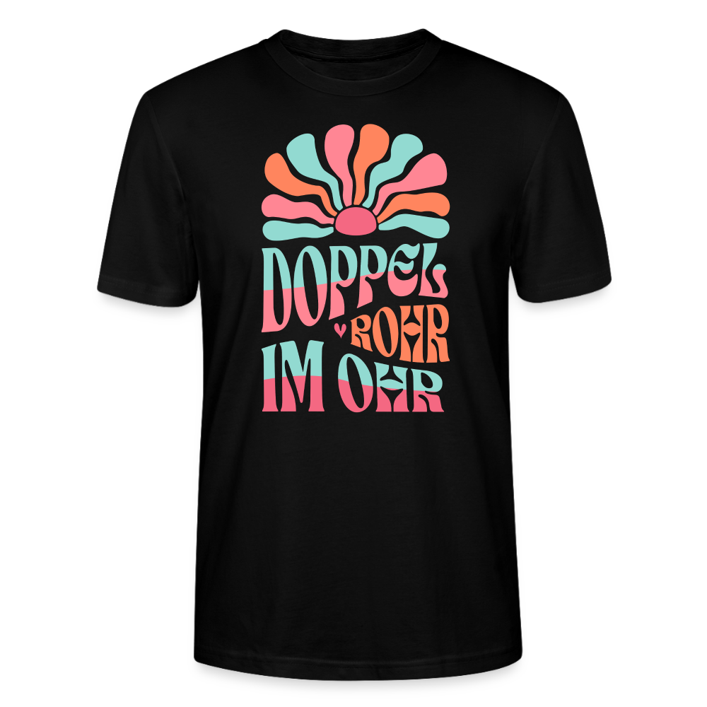 Doppelrohr - Fagott/Oboe - Bio T-Shirt Standard - Schwarz