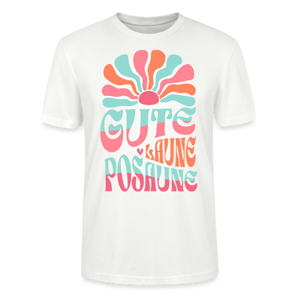 Posaune Shirt "Gute Laune" - Bio Standard Unisex - Weiß