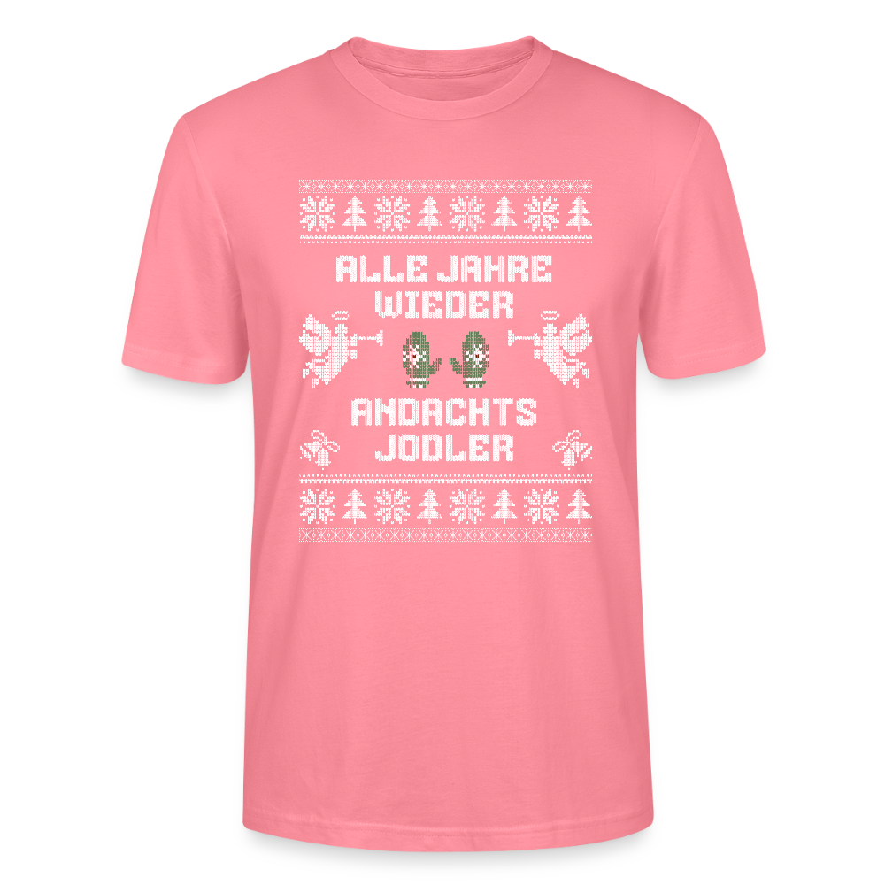 Andachtsjodler - Bio T-Shirt Unisex - Pink 