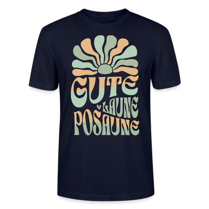 Posaune Shirt "Gute Laune" - Bio Standard Unisex - Navy