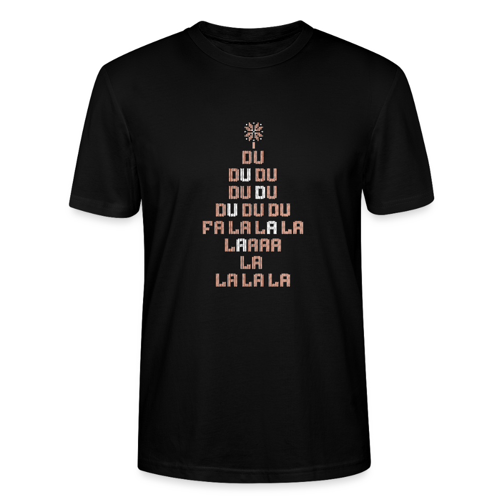 Falalalala - Bio T-Shirt Unisex - Schwarz