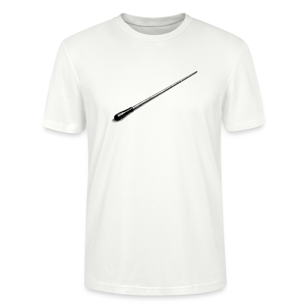 Taktstock - schwarz - Bio T-Shirt Standard Unisex - Weiß