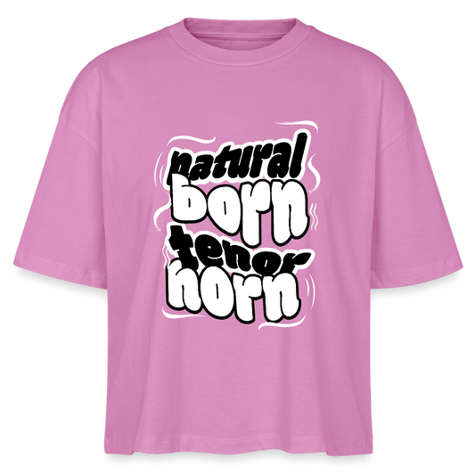 natural born - Tenorhorn - Bio T-Shirt Frauen - Pink