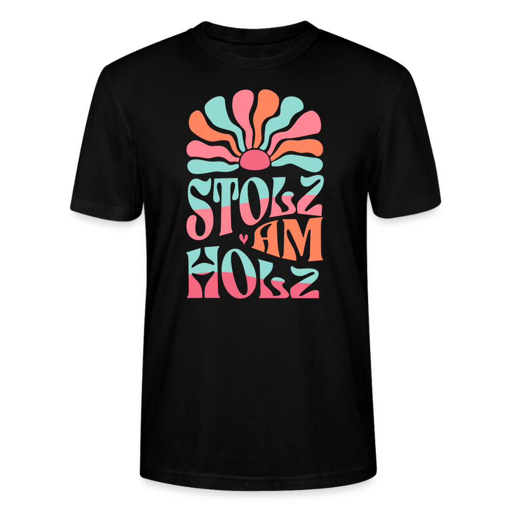 Stolz Holz - Klarinette/Querflöte/Oboe/Fagott/Saxophon - Bio T-Shirt Standard - Schwarz