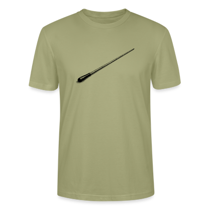 Taktstock - schwarz - Bio T-Shirt Standard Unisex - Nebelgrün