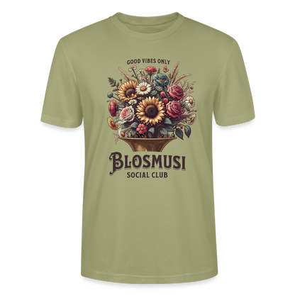 Blosmusi Social Club - Bio T-Shirt Standard Unisex - Nebelgrün