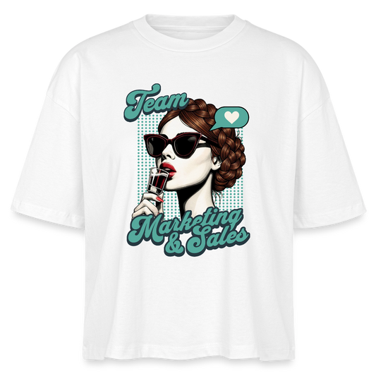 Team Marketing & Sales - Marketender*innen - Bio-T-Shirt Frauen - Weiß