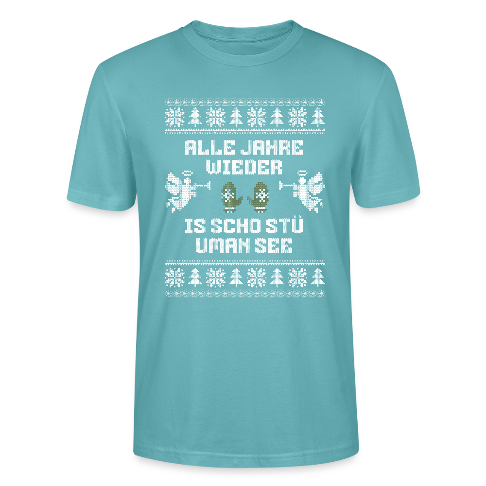 Is scho stü uman See - Bio T-Shirt Unisex - Pastelltürkis