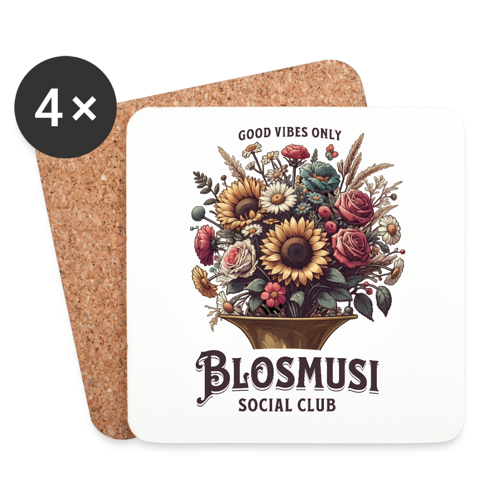 Untersetzer (4er-Set) - Weiß