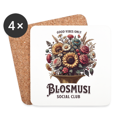 Untersetzer (4er-Set) - Weiß