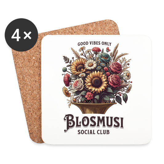 Untersetzer (4er-Set) - Weiß