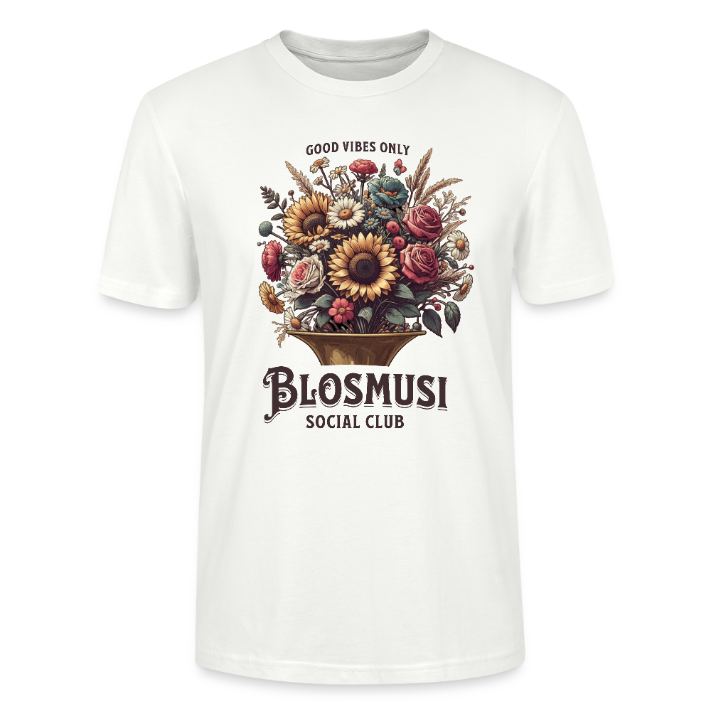 Blosmusi Social Club - Bio T-Shirt Standard Unisex - Weiß