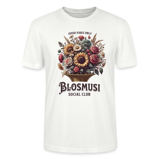 Blosmusi Social Club - Bio T-Shirt Standard Unisex - Weiß