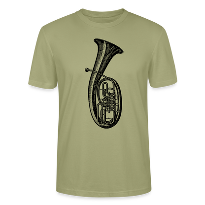 Bariton - schwarz - Bio T-Shirt Standard Unisex - Nebelgrün